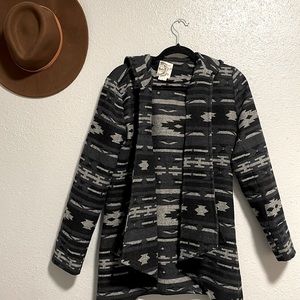 Shacket style Aztec print